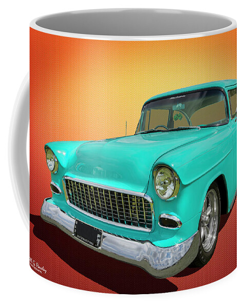 Car Coffee Mug featuring the photograph Rock n Roll 55 by Keith Hawley