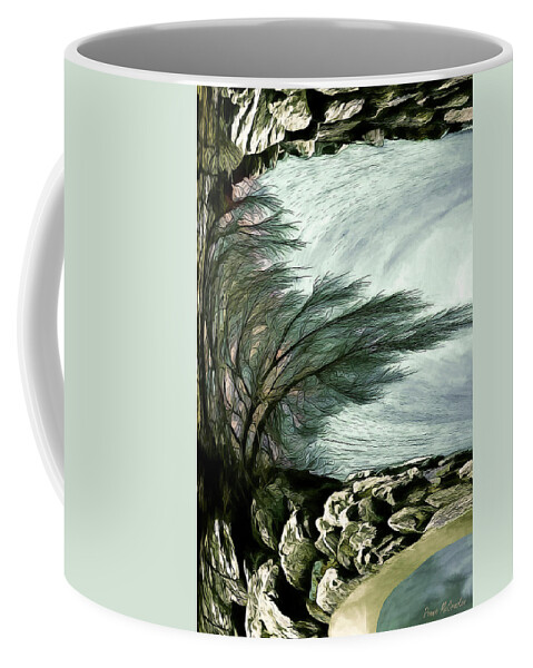 Tunnel Coffee Mug featuring the photograph Rock Tunnel by Pennie McCracken