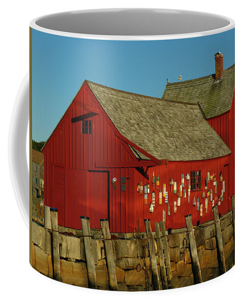 Cape Ann Coffee Mug featuring the photograph Rockport Motif Number 1 by Juergen Roth