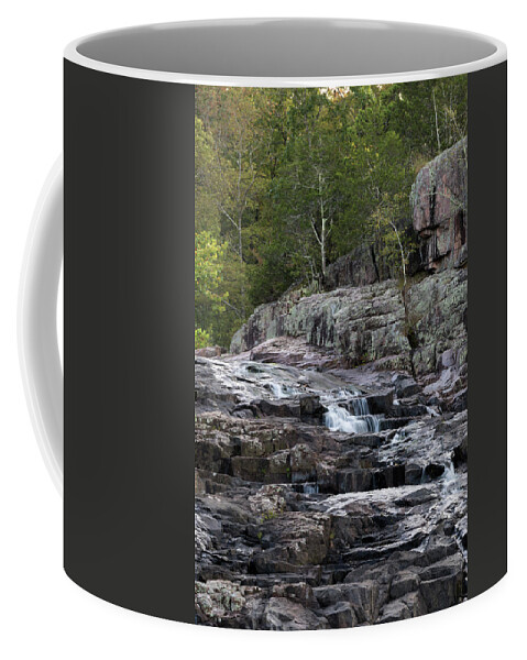 Rocky Falls Coffee Mug featuring the photograph Rocky Falls by Holly Ross