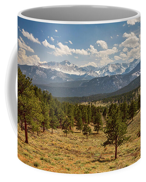 Rocky Mountains Coffee Mug featuring the photograph Rocky Mountain Afternoon High by James BO Insogna
