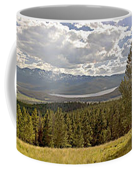 Mountains Coffee Mug featuring the photograph Rocky Mountain Panorama by Peter J Sucy