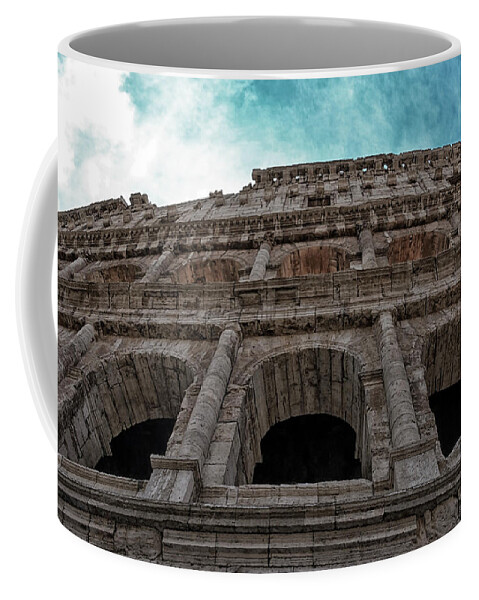 Ancient Coffee Mug featuring the photograph Roman Colosseum by Travis Rogers
