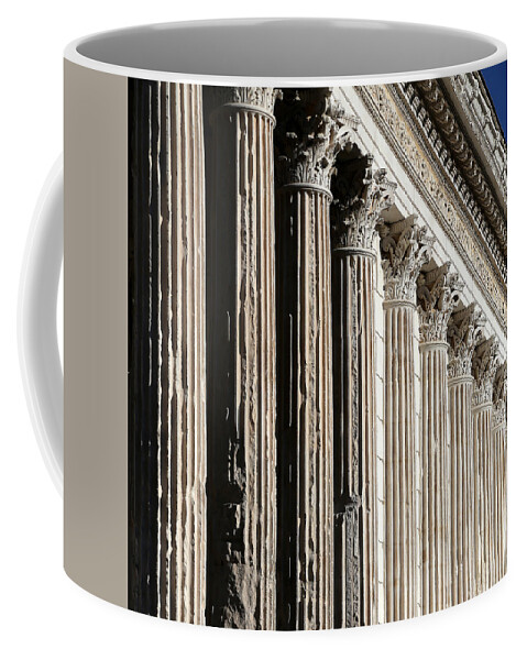 Roman Columns Coffee Mug featuring the photograph Roman Columns 2 by Andrew Fare