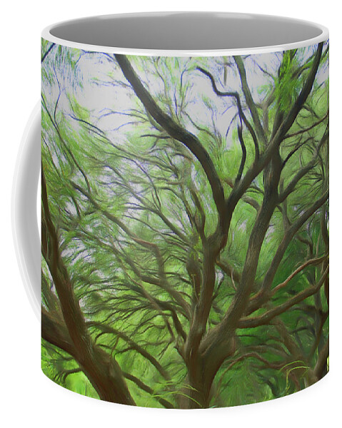 Oak Tree Coffee Mug featuring the photograph Romantic Skies Reaching Out by Aimee L Maher ALM GALLERY
