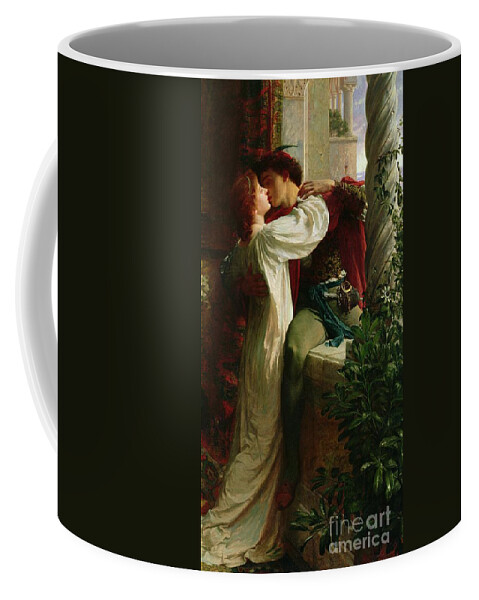 Romeo And Juliet Coffee Mug featuring the painting Romeo and Juliet by Sir Frank Dicksee