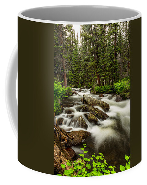 Rocky Coffee Mug featuring the photograph Roosevelt National Forest Stream Portrait by James BO Insogna