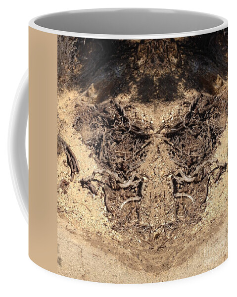 Butterfly Coffee Mug featuring the photograph Roots by Nora Boghossian