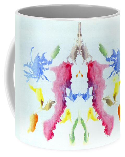 Science Coffee Mug featuring the photograph Rorschach Test Card No. 10 by Science Source