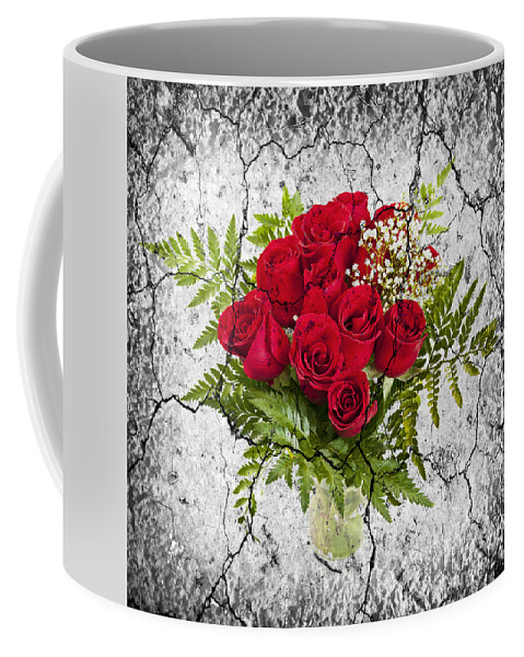 Rose Coffee Mug featuring the photograph Rose bouquet by Elena Elisseeva