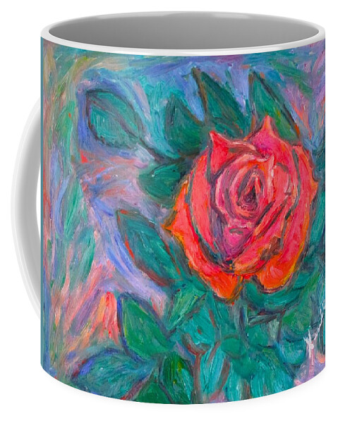 Rose Coffee Mug featuring the painting Rose Hope by Kendall Kessler