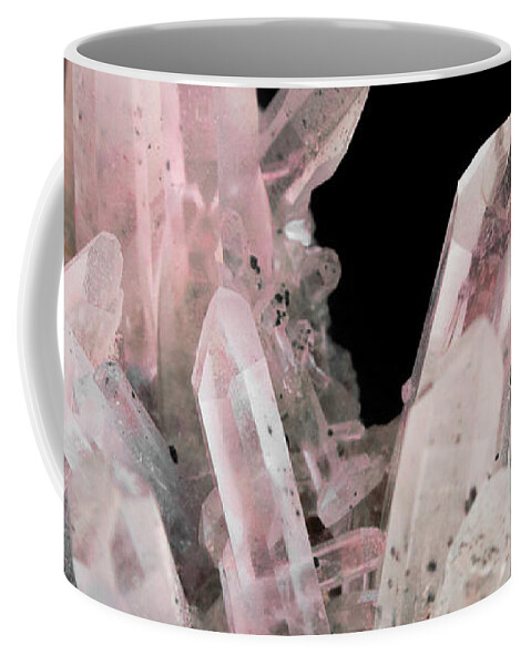 Rose Quartz Crystals Coffee Mug by Emanuela Carratoni - Fine Art America