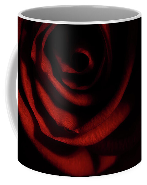 Rose Coffee Mug featuring the photograph Rose Series 3 Red by Mike Eingle