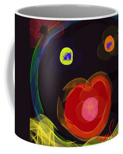  Coffee Mug featuring the digital art Rosebud by Susan Fielder