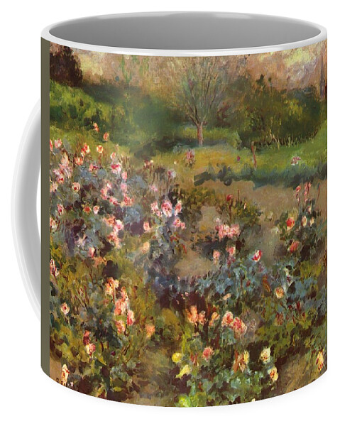 Painting Coffee Mug featuring the painting Rosenhain by Mountain Dreams