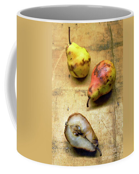 Pear Coffee Mug featuring the photograph Rotting Pears by Jill Battaglia