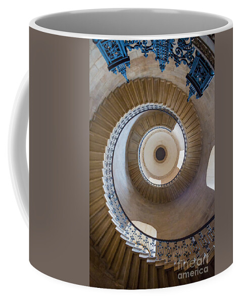 Britain Coffee Mug featuring the photograph Round and Round by Inge Johnsson