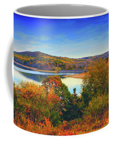Round Valley State Park 4 Coffee Mug featuring the photograph Round Valley State Park 4 by Raymond Salani III
