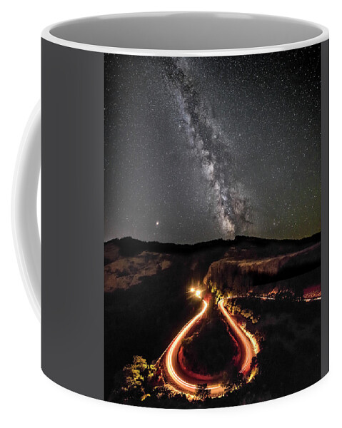 Rowena Milky Way Coffee Mug featuring the photograph Rowena Milky Way by Wes and Dotty Weber