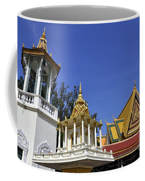 Royal Palace Coffee Mug featuring the photograph Roy Palace Cambodia 09 by Andrew Dinh