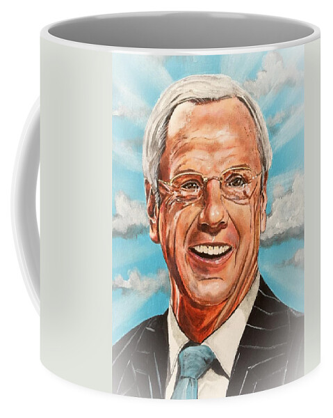 Roy Williams Coffee Mug featuring the painting Roy Williams by Joel Tesch