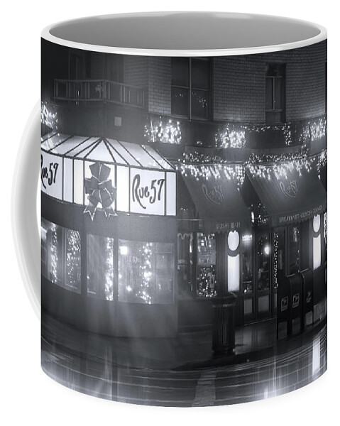 Rue 57 Coffee Mug featuring the photograph Rue 57 In Manhattan by Mark Andrew Thomas