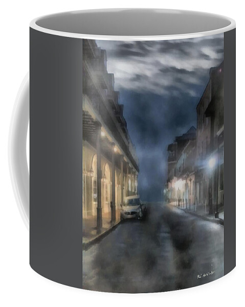 Landscape Coffee Mug featuring the painting Rue Brumeuse by RC DeWinter