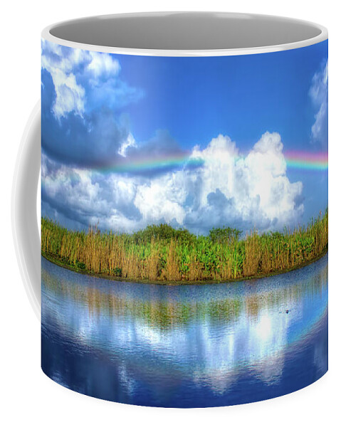 Rainbow Coffee Mug featuring the photograph Rue's Rainbow by Mark Andrew Thomas