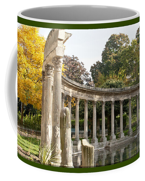 Digital Art Coffee Mug featuring the photograph Ruins in the Park by Victoria Harrington