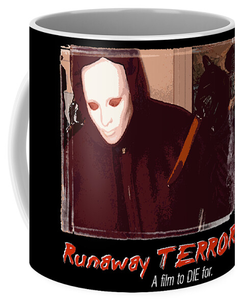 Movie Coffee Mug featuring the digital art Runaway Terror 4 by Mark Baranowski