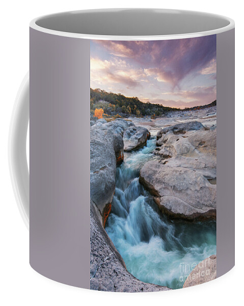 Pedernales Coffee Mug featuring the photograph Rushing Waters at Pedernales Falls State Park - Texas Hill Country by Silvio Ligutti