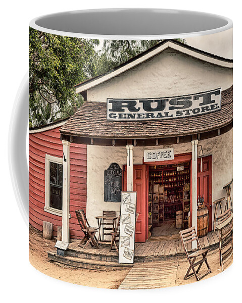 General Store Coffee Mug featuring the photograph Rust General Store by Alison Frank
