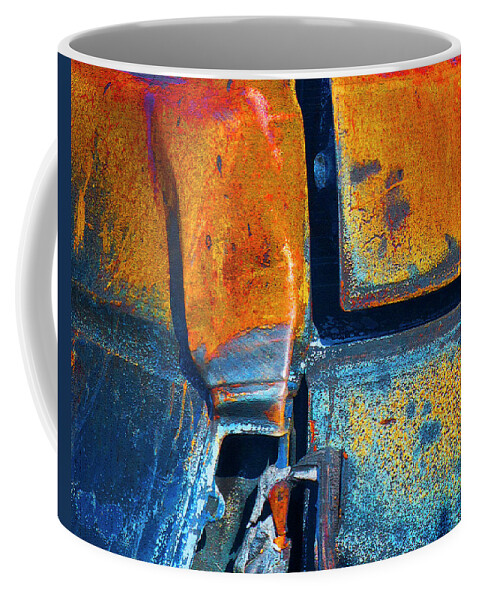 Rust Scapes #12 Coffee Mug featuring the photograph Rust Scapes #12 by Jessica Levant