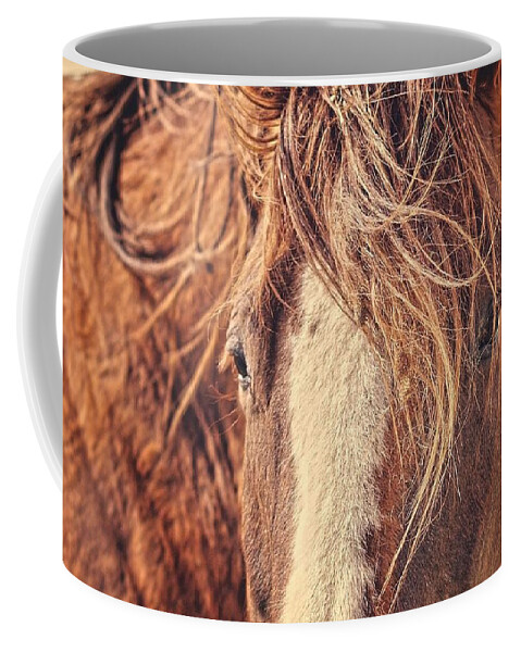 Rustic Coffee Mug featuring the photograph Rustic Eyes by Amanda Smith