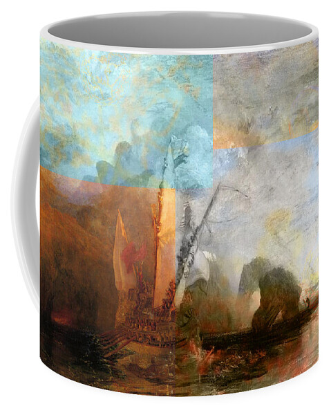 Post Modern Coffee Mug featuring the digital art Rustic I Turner by David Bridburg