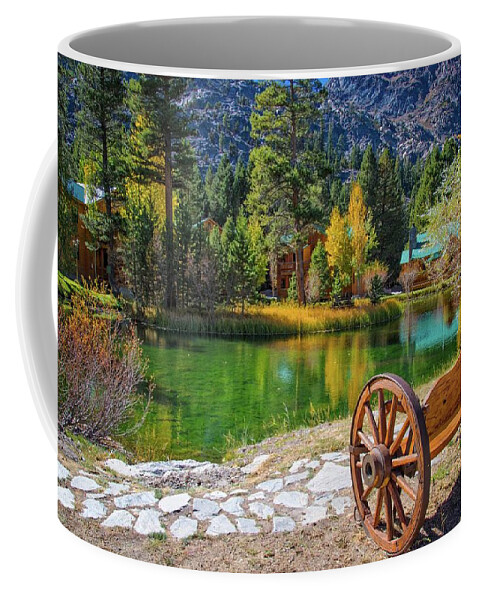 Rustic Coffee Mug featuring the photograph Rustic Relaxation by Lynn Bauer