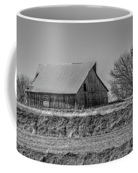 Iowa Coffee Mug featuring the photograph Rustic Rural Iowa by J Laughlin