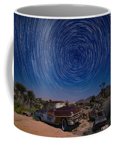 Joshua Tree Coffee Mug featuring the photograph Rusting as the World Turns by Mark Rogers