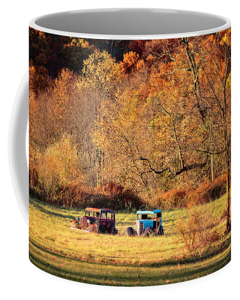 Antique Coffee Mug featuring the photograph Rusty and Oldie by Eduard Moldoveanu