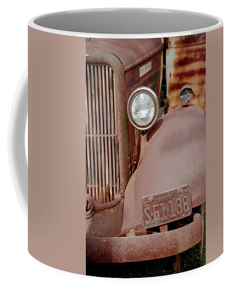 Car Coffee Mug featuring the photograph Rusty by Flavia Westerwelle