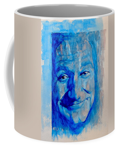 Celebrity Coffee Mug featuring the painting Sad Clown by William Walts
