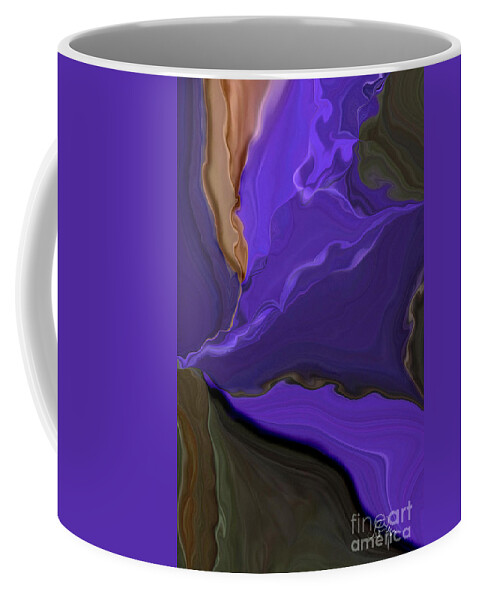 Poem Coffee Mug featuring the digital art Sad Poem by Leo Symon