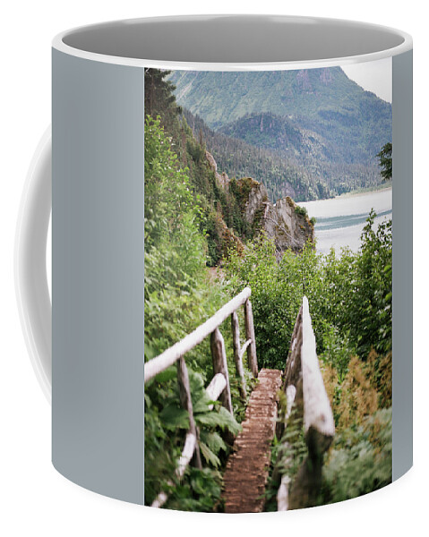 Saddle Trail Bridge Coffee Mug featuring the photograph Saddle Trail Bridge by Kate Lamb