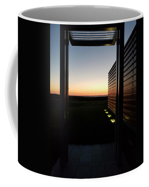Architecture Coffee Mug featuring the photograph Sag Harbor Sunset 2 by Rob Hans
