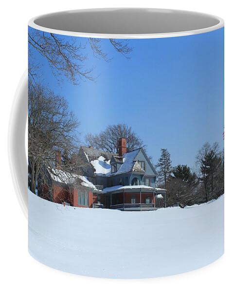 Karen Silvestri Coffee Mug featuring the photograph Sagamore Hill in Winter by Karen Silvestri