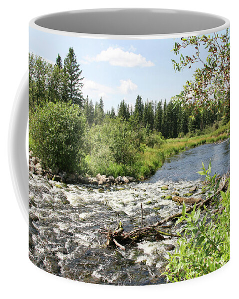 Lake Coffee Mug featuring the photograph Saginas Lake by Ryan Crouse