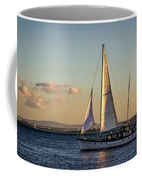 Lisbon Coffee Mug featuring the photograph Sail Away from Lisbon by Pablo Lopez