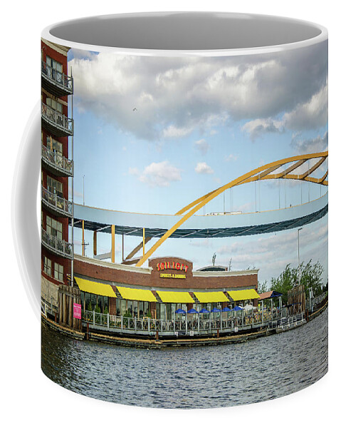 Sail Loft Coffee Mug featuring the photograph Sail Loft by Susan McMenamin