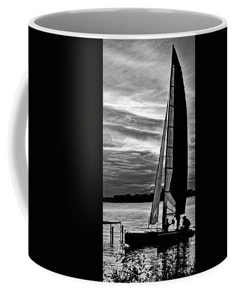 Capitol Coffee Mug featuring the photograph Sailing - Lake Monona - Madison - Wisconsin 2 by Steven Ralser