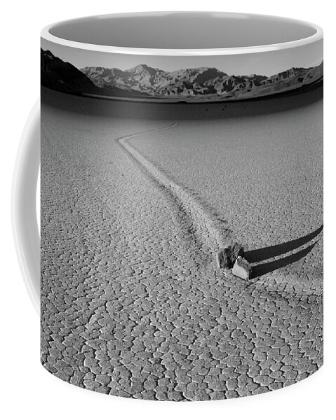 Death Valley Coffee Mug featuring the photograph Sailing Stones on the Racetrack Playa by Rick Pisio